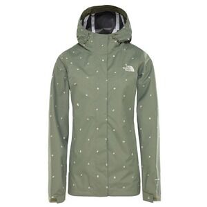 NWT Jacket The North Face Women Print Venture Four Leaf Clover Size XXL Green